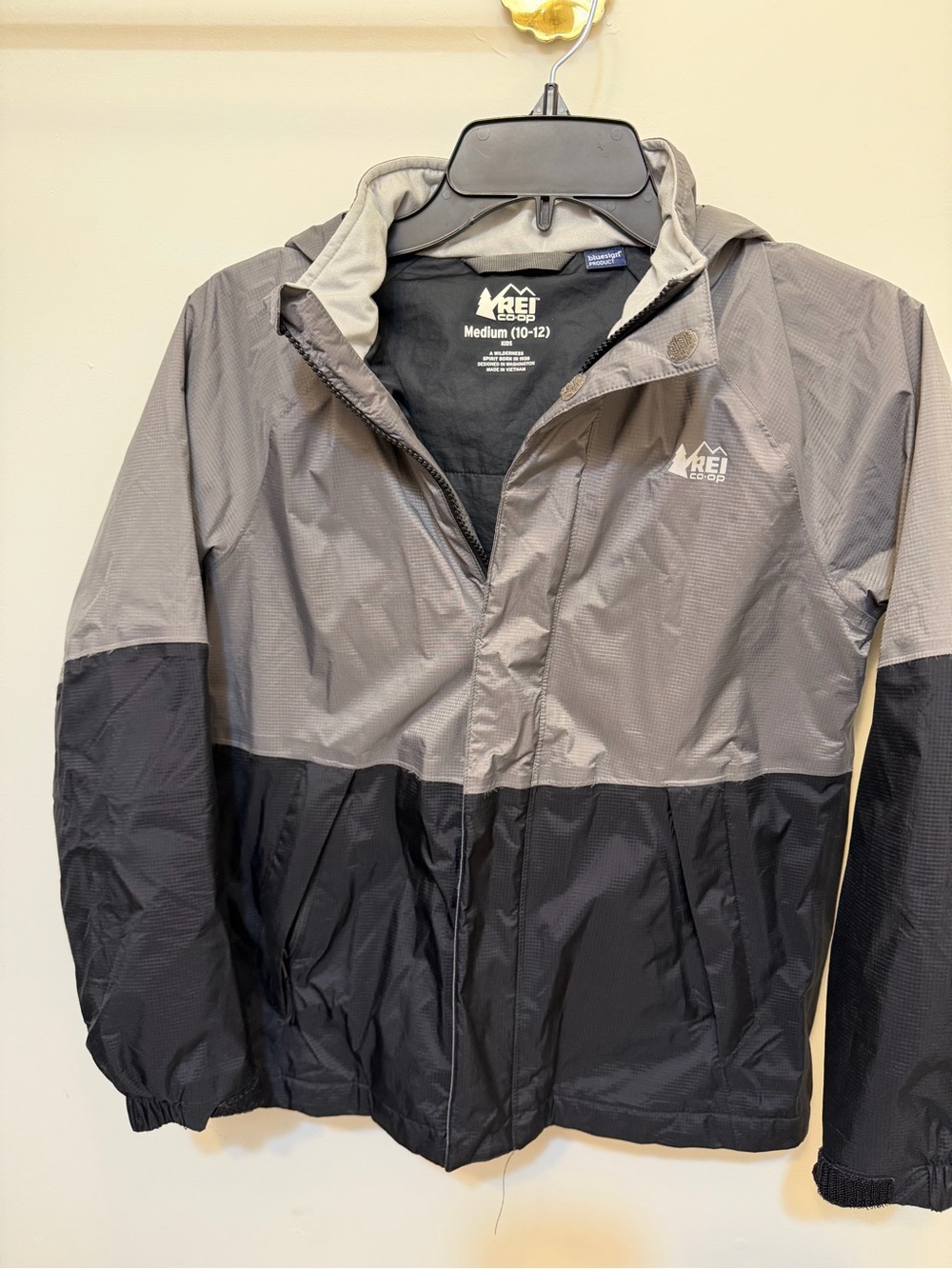 REI Co-op - Gray and Black Boys Coat
